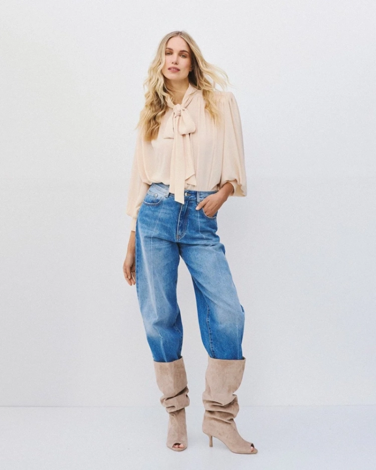 Womans shirt padded Beige
