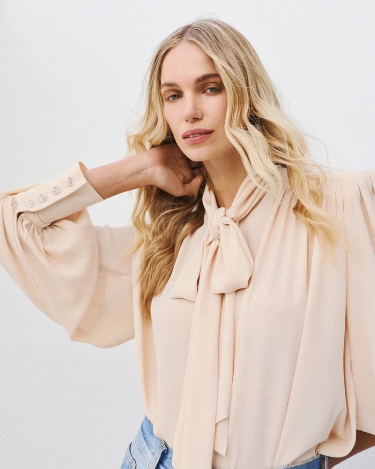 Womans shirt padded Beige