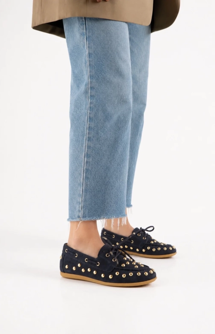Latty big studs Navy
