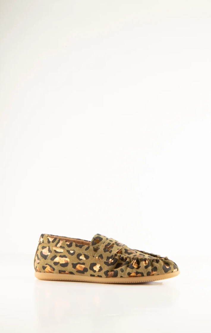 Belle Leopard Olive