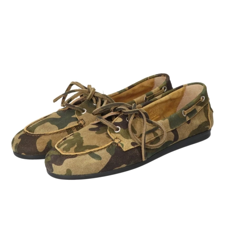 Camo suede Green